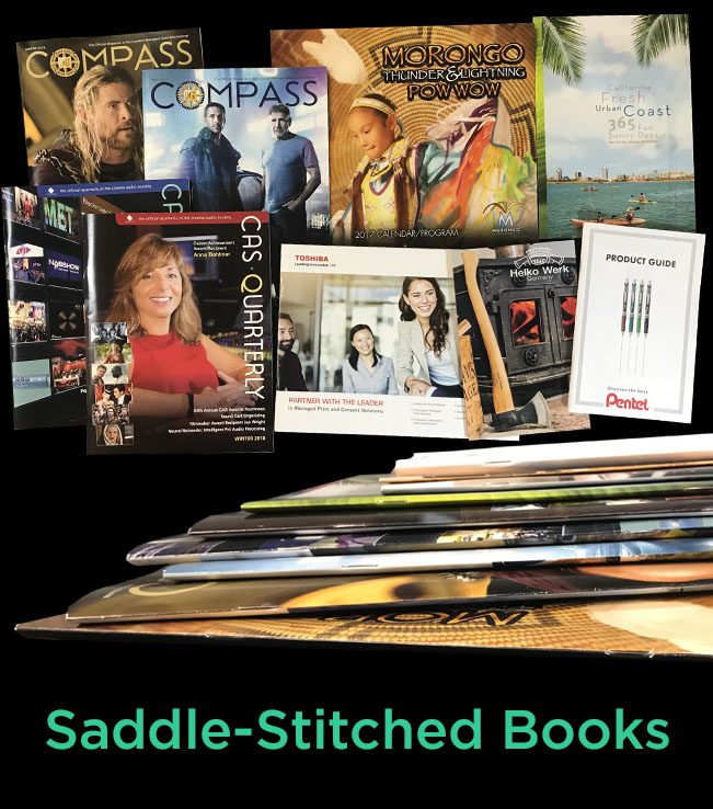Saddle-Stitched Books